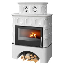 Kachlová kamna ABX Karelie s výměníkem 10,5kW, perle